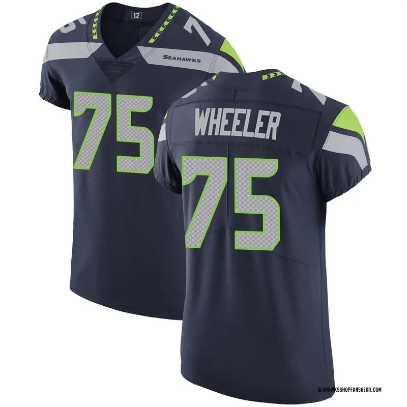 Men's Nike Seattle Seahawks Chad Wheeler Navy Team Color ...