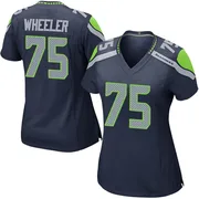 Women's Nike Seattle Seahawks Chad Wheeler Navy Team Color Jersey - Game