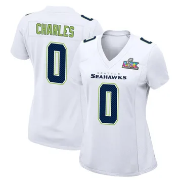 Women's Nike Seattle Seahawks Irvin Charles White Tundra Fashion Super Bowl LX Patch Jersey - Game