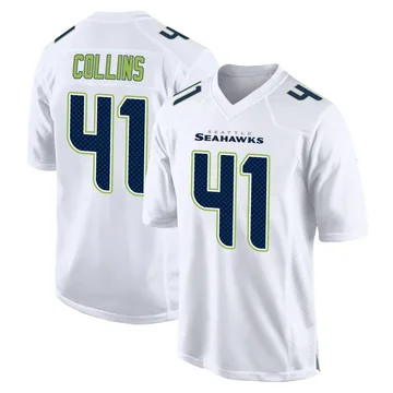 Youth Nike Seattle Seahawks Alex Collins White Tundra Fashion Jersey - Game
