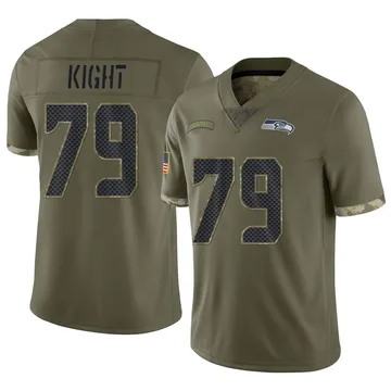 Youth Nike Seattle Seahawks Amari Kight Olive 2022 Salute To Service Jersey - Limited