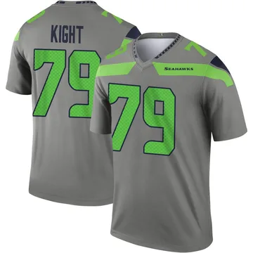 Youth Nike Seattle Seahawks Amari Kight Steel Inverted Jersey - Legend