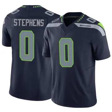 Youth Nike Seattle Seahawks Beau Stephens Navy Vapor F.U.S.E. Jersey - Limited