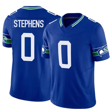 Youth Nike Seattle Seahawks Beau Stephens Royal Throwback Vapor F.U.S.E. Jersey - Limited