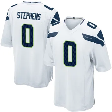 Youth Nike Seattle Seahawks Beau Stephens White Jersey - Game