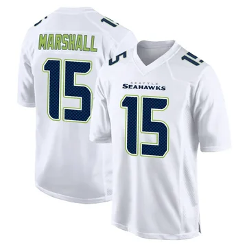 Youth Nike Seattle Seahawks Brandon Marshall White Tundra Fashion Jersey - Game