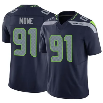 Youth Nike Seattle Seahawks Bryan Mone Navy Vapor F.U.S.E. Jersey - Limited