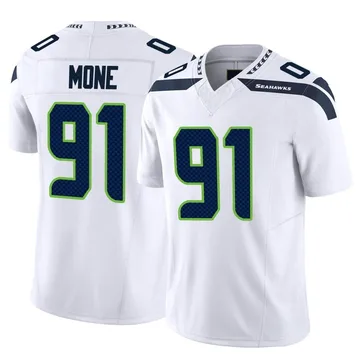 Youth Nike Seattle Seahawks Bryan Mone White Vapor F.U.S.E. Jersey - Limited