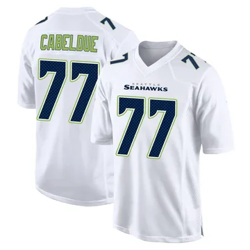 Youth Nike Seattle Seahawks Bryce Cabeldue White Tundra Fashion Jersey - Game