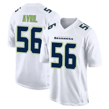 Youth Nike Seattle Seahawks Cliff Avril White Tundra Fashion Jersey - Game