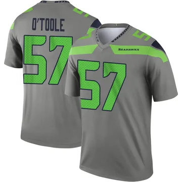 Youth Nike Seattle Seahawks Connor O'Toole Steel Inverted Jersey - Legend