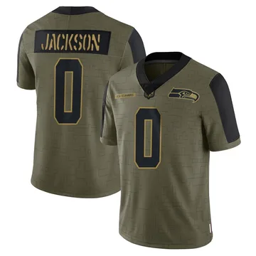 Youth Nike Seattle Seahawks Courtney Jackson Olive 2021 Salute To Service Jersey - Limited