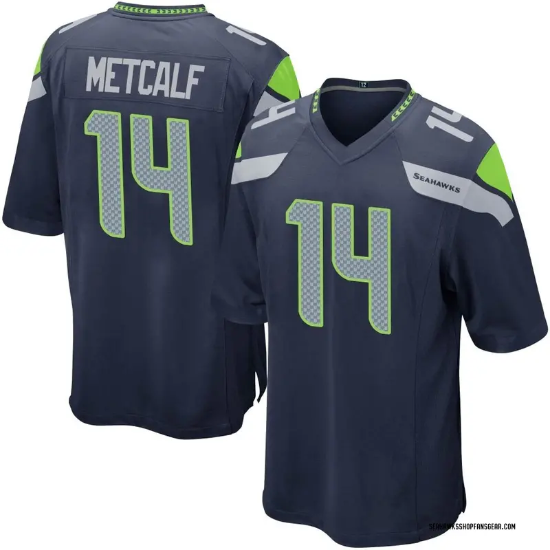 Youth Nike Seattle Seahawks DK Metcalf Navy Team Color ...