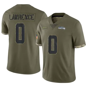 Youth Nike Seattle Seahawks DeMarcus Lawrence Olive 2022 Salute To Service Jersey - Limited