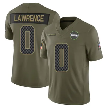 Youth Nike Seattle Seahawks DeMarcus Lawrence Olive 2025 Salute to Service Jersey - Limited