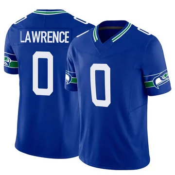 Youth Nike Seattle Seahawks DeMarcus Lawrence Royal Throwback Vapor F.U.S.E. Jersey - Limited