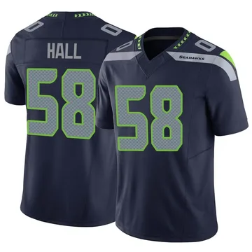 Youth Nike Seattle Seahawks Derick Hall Navy Vapor F.U.S.E. Jersey - Limited