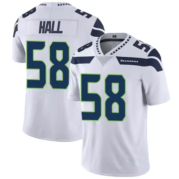 Youth Nike Seattle Seahawks Derick Hall White Vapor Untouchable Jersey - Limited