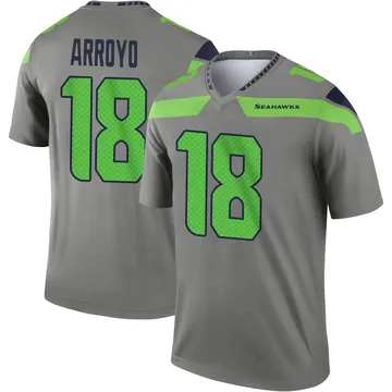 Youth Nike Seattle Seahawks Elijah Arroyo Steel Inverted Jersey - Legend