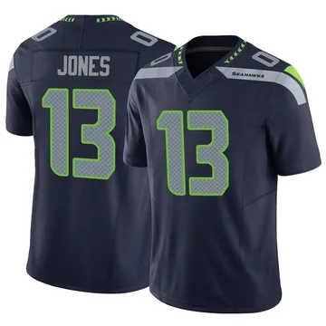Youth Nike Seattle Seahawks Ernest Jones IV Navy Vapor F.U.S.E. Jersey - Limited