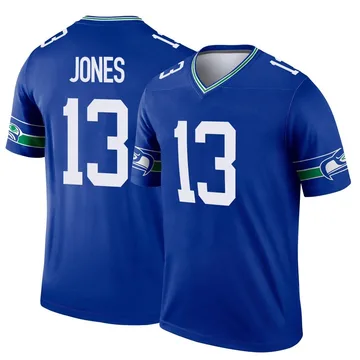Youth Nike Seattle Seahawks Ernest Jones IV Royal Throwback Jersey - Legend