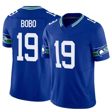 Youth Nike Seattle Seahawks Jake Bobo Royal Throwback Vapor F.U.S.E. Jersey - Limited