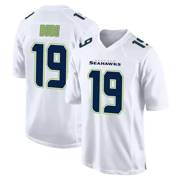 Youth Nike Seattle Seahawks Jake Bobo White Tundra Fashion Jersey - Game