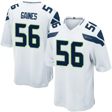 Youth Nike Seattle Seahawks Jalan Gaines White Jersey - Game