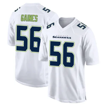 Youth Nike Seattle Seahawks Jalan Gaines White Tundra Fashion Jersey - Game