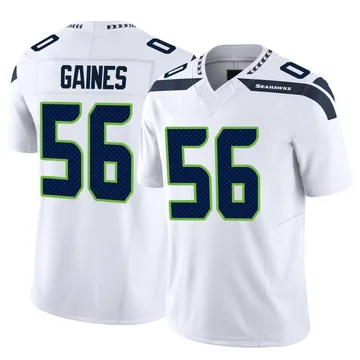 Youth Nike Seattle Seahawks Jalan Gaines White Vapor F.U.S.E. Jersey - Limited