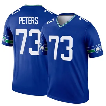 Youth Nike Seattle Seahawks Jason Peters Royal Throwback Jersey - Legend