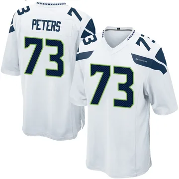 Youth Nike Seattle Seahawks Jason Peters White Jersey - Game