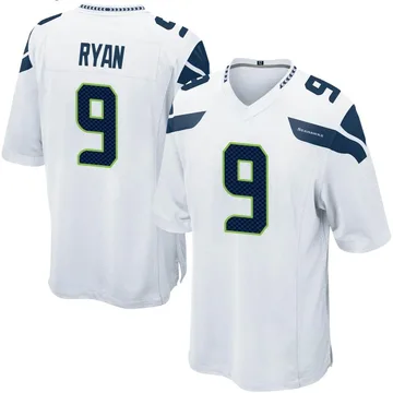 Youth Nike Seattle Seahawks Jon Ryan White Jersey - Game