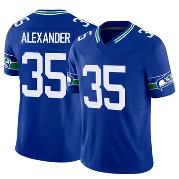 Youth Nike Seattle Seahawks Kam Alexander Royal Throwback Vapor F.U.S.E. Jersey - Limited