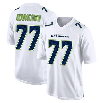 Youth Nike Seattle Seahawks Kenneth Odumegwu White Tundra Fashion Jersey - Game