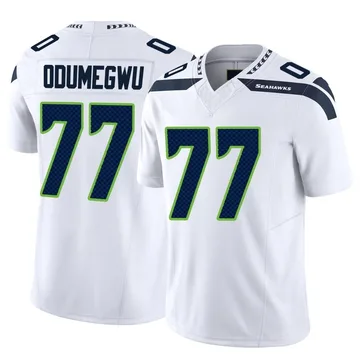 Youth Nike Seattle Seahawks Kenneth Odumegwu White Vapor F.U.S.E. Jersey - Limited