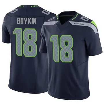 Youth Nike Seattle Seahawks Lance Boykin Navy Vapor F.U.S.E. Jersey - Limited