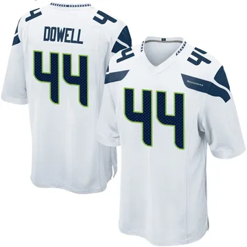 Youth Nike Seattle Seahawks Michael Dowell White Jersey - Game