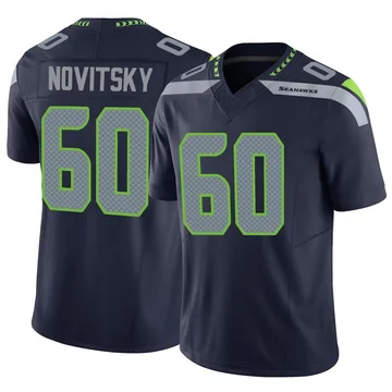 Youth Nike Seattle Seahawks Michael Novitsky Navy Vapor F.U.S.E. Jersey - Limited