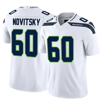 Youth Nike Seattle Seahawks Michael Novitsky White Vapor F.U.S.E. Jersey - Limited