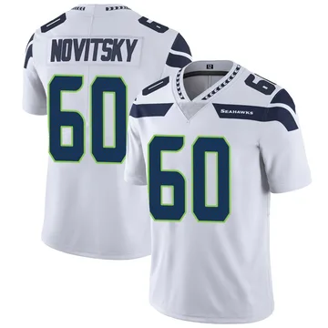 Youth Nike Seattle Seahawks Michael Novitsky White Vapor Untouchable Jersey - Limited