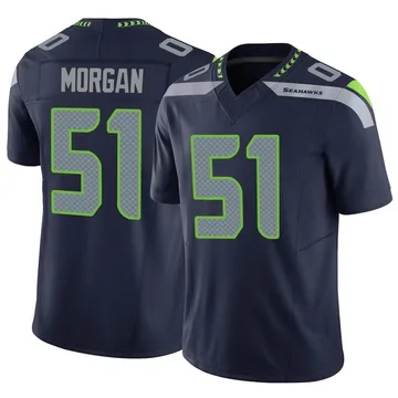 Youth Nike Seattle Seahawks Mike Morgan Navy Vapor F.U.S.E. Jersey - Limited