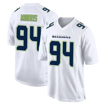 Youth Nike Seattle Seahawks Mike Morris White Tundra Fashion Jersey - Game