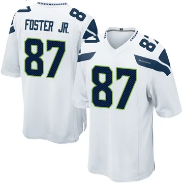 Youth Nike Seattle Seahawks Montorie Foster Jr. White Jersey - Game