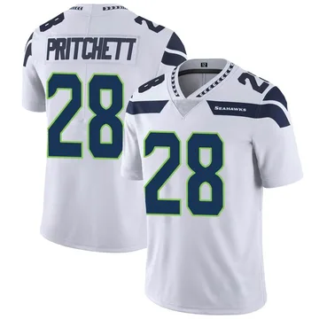 Youth Nike Seattle Seahawks Nehemiah Pritchett White Vapor Untouchable Jersey - Limited
