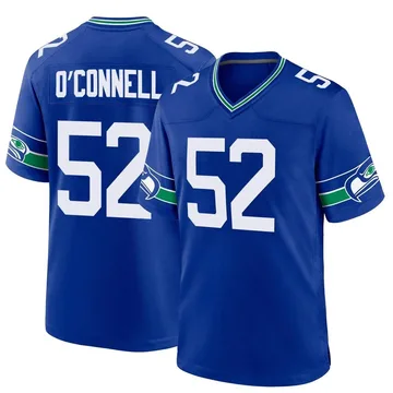 Youth Nike Seattle Seahawks Patrick O'Connell Royal Throwback Jersey - Game