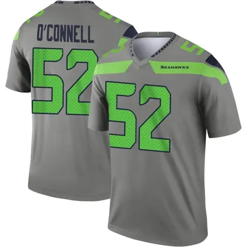 Youth Nike Seattle Seahawks Patrick O'Connell Steel Inverted Jersey - Legend
