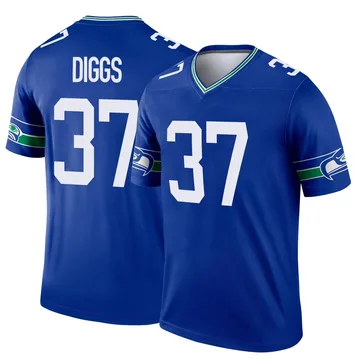 Youth Nike Seattle Seahawks Quandre Diggs Royal Throwback Jersey - Legend