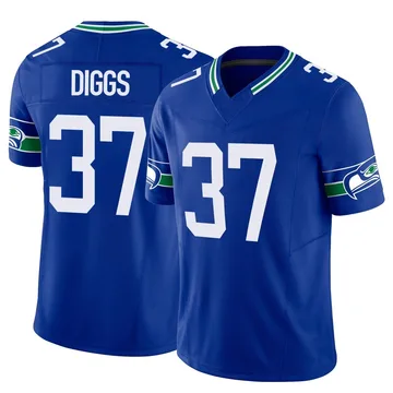 Youth Nike Seattle Seahawks Quandre Diggs Royal Throwback Vapor F.U.S.E. Jersey - Limited