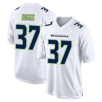 Youth Nike Seattle Seahawks Quandre Diggs White Tundra Fashion Jersey - Game
